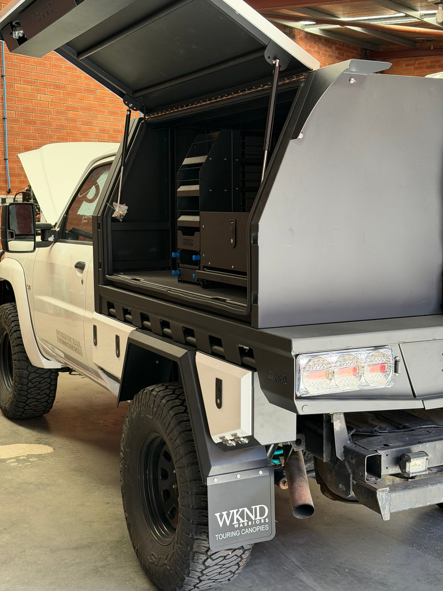 Gu Patrol Single Cab Jack off Canopy